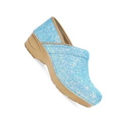 XP 2.0 Ice Blue Glitter Slip Resistant Women's Clog by Dansko