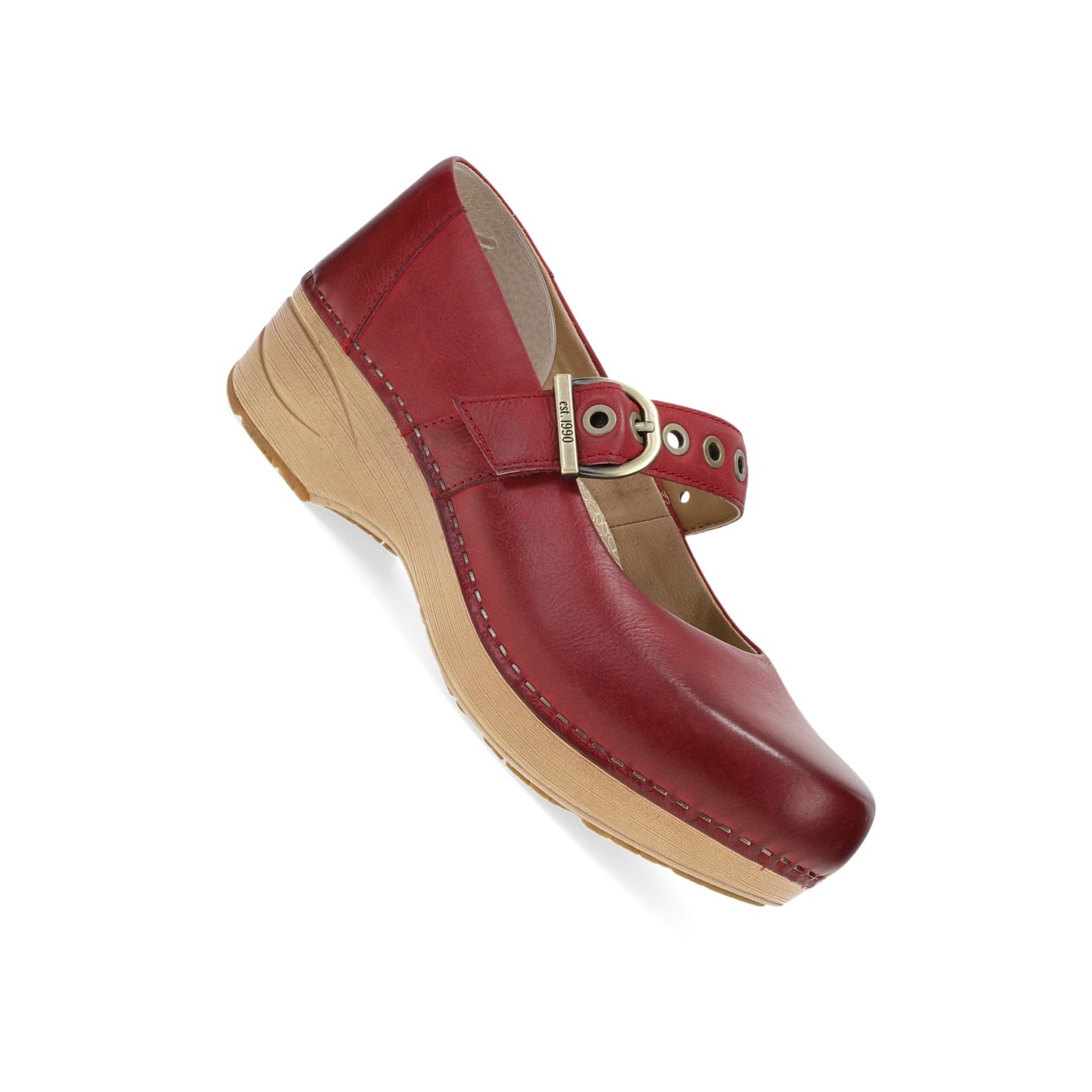 XP 2.0 Red Mary Jane Slip Resistant Adjustable Clog by Dansko