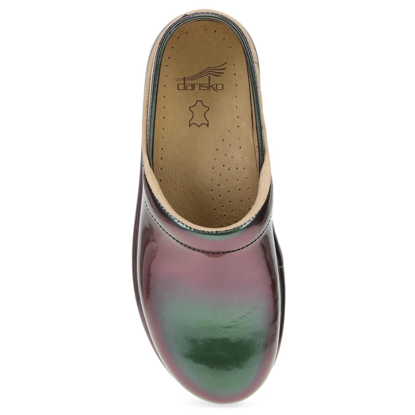 Sabot Antidérapante Platforme Pro Funky Colorshift Patent pour Femmes par Dansko