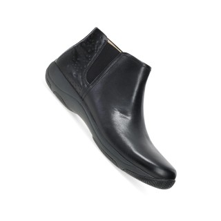 Sherry Black Waxy Burnished Botte pour Femmes par Dansko