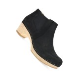Lane Black Milled Nubuck Boot for Women by Dansko