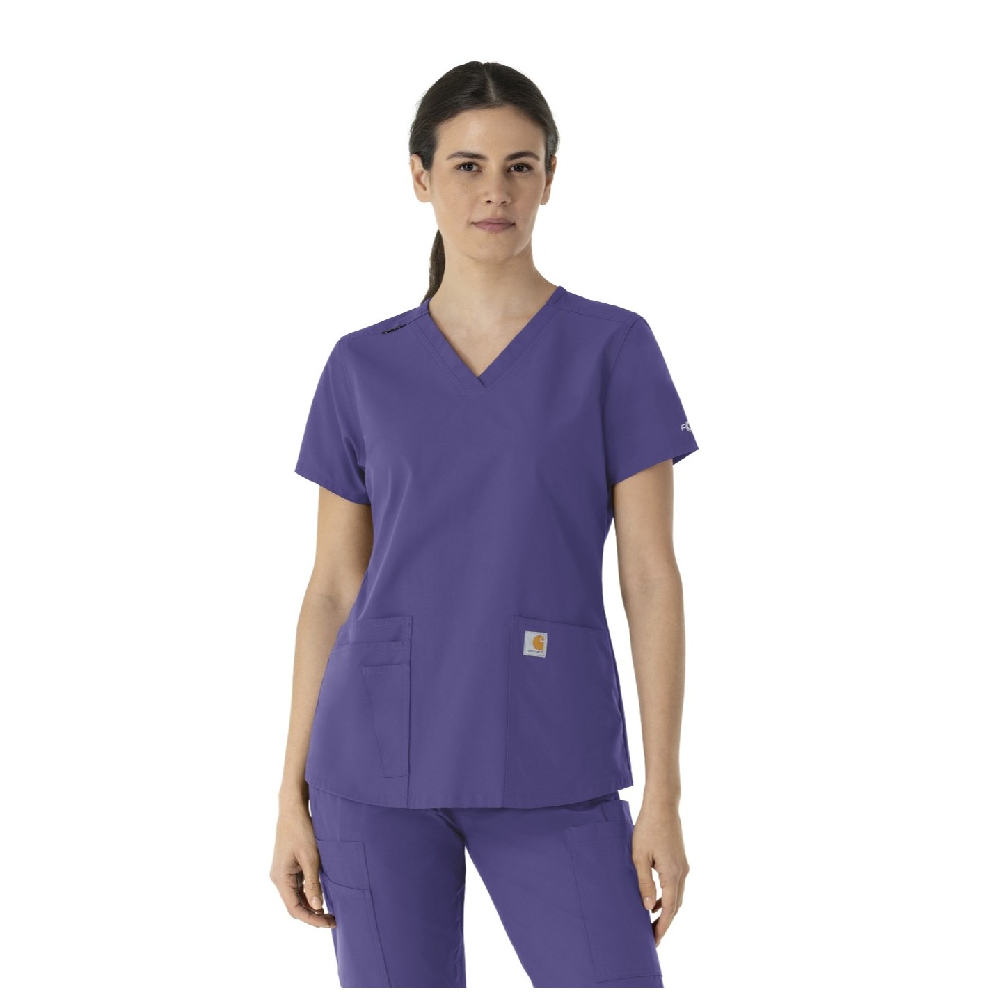 C12113 Carhartt Force Essentials Modern Fit Women's V-Neck Top