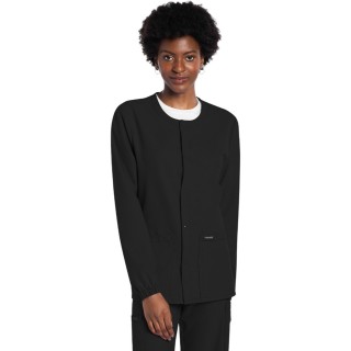 CK393A WW Originals Ultra Unisex Snap Front Warm Up Jacket by Cherokee