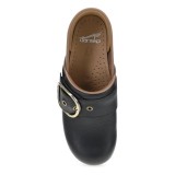 Pearson Black Tumbled Buckled Professional Clog by Dansko