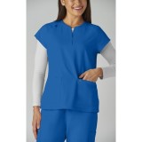 C102 Reese Split Neck Top from Cureology by koi