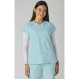 C102 Reese Split Neck Top from Cureology by koi