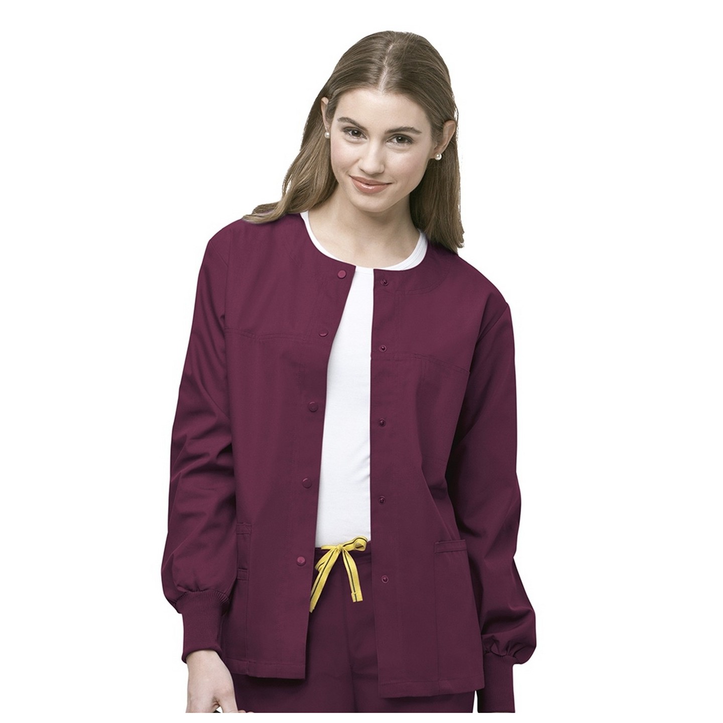 8006 WonderWink Origins Delta Unisex Round Neck Scrub Jackets