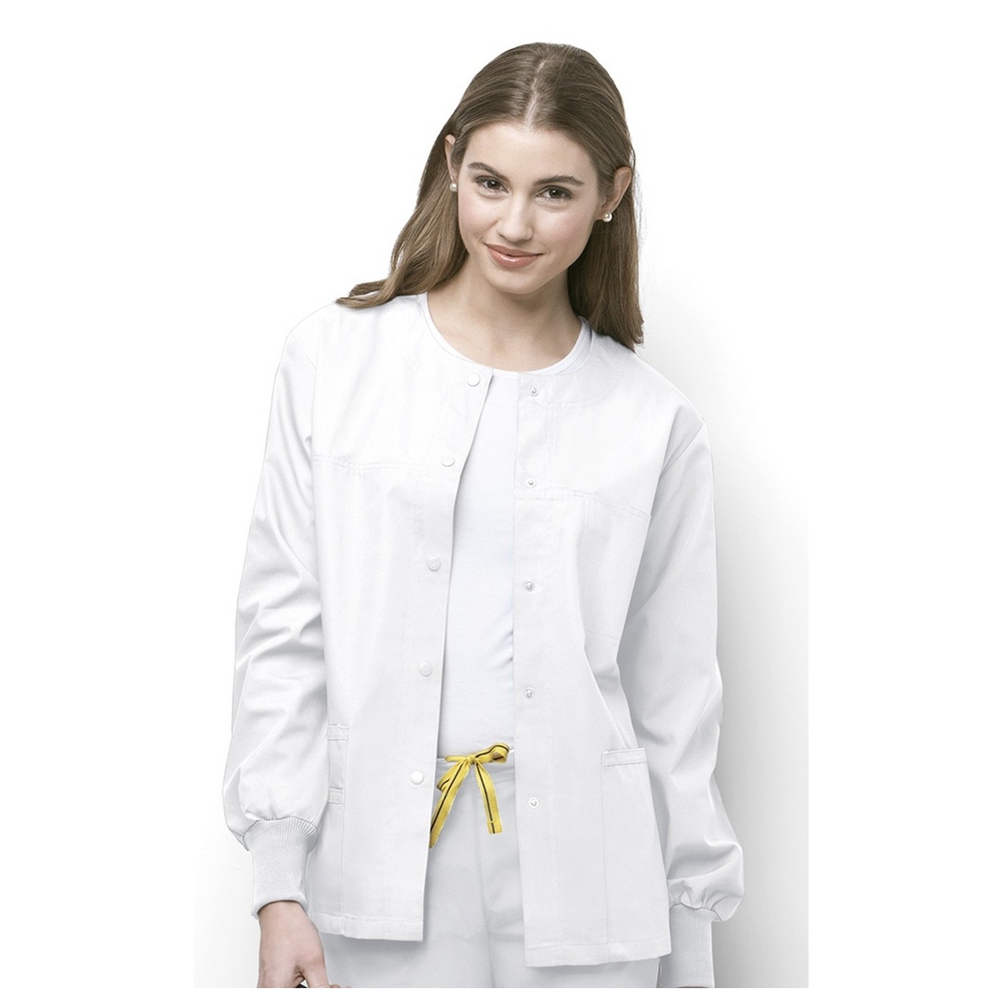 8006 WonderWink Origins Delta Unisex Round Neck Scrub Jacket