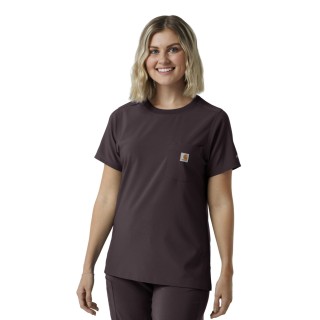 C13510 Carhartt Force Cross-Flex Crew Neck Top