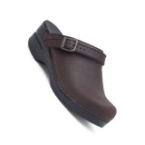 Dansko Women's Ingrid Clogs - Antique Brown Oiled Leather