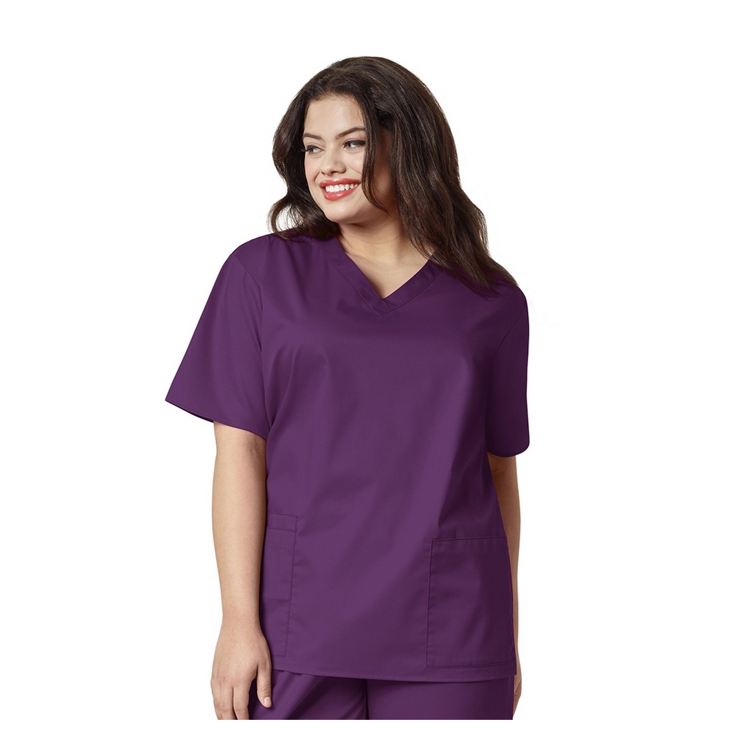 101 Women’s WonderWORK Classic Fit and True-Plus Fit V-neck Scrub Top