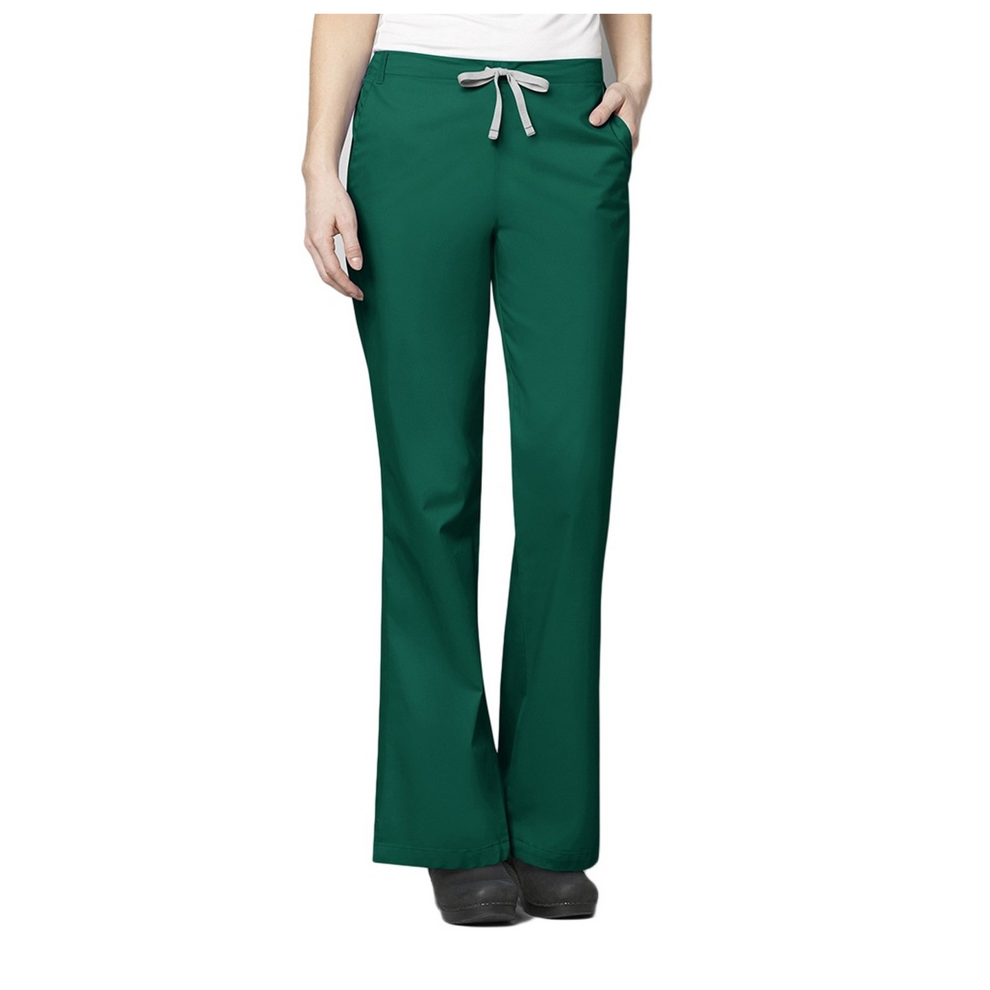 502 WonderWORK Women’s Flare Leg Drawstring Scrub Pant - Inseam: Regular 31"
