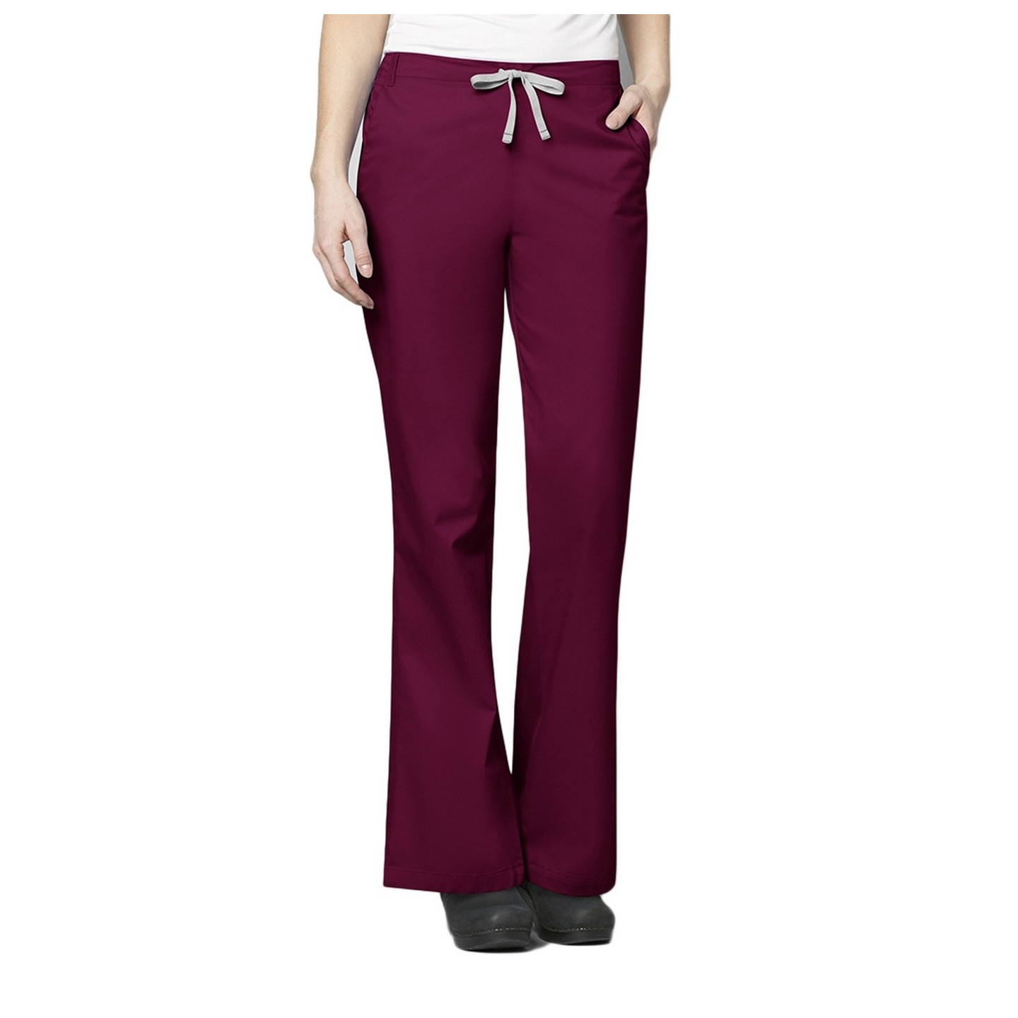 502 WonderWORK Women’s Flare Leg Drawstring Scrub Pant - Inseam: Regular 31"