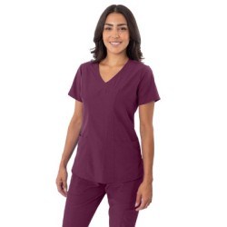 *FINAL SALE 18-1064 Greentown Zinnia Four-way Stretch Fabric With Sweetheart Neck