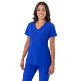 18-1064 Greentown Zinnia Four-way Stretch Fabric With Sweetheart Neck