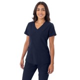 18-1064 Greentown Zinnia Four-way Stretch Fabric With Sweetheart Neck