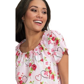 *FINAL SALE 391PR koi Kelby Top - Hearts & Roses