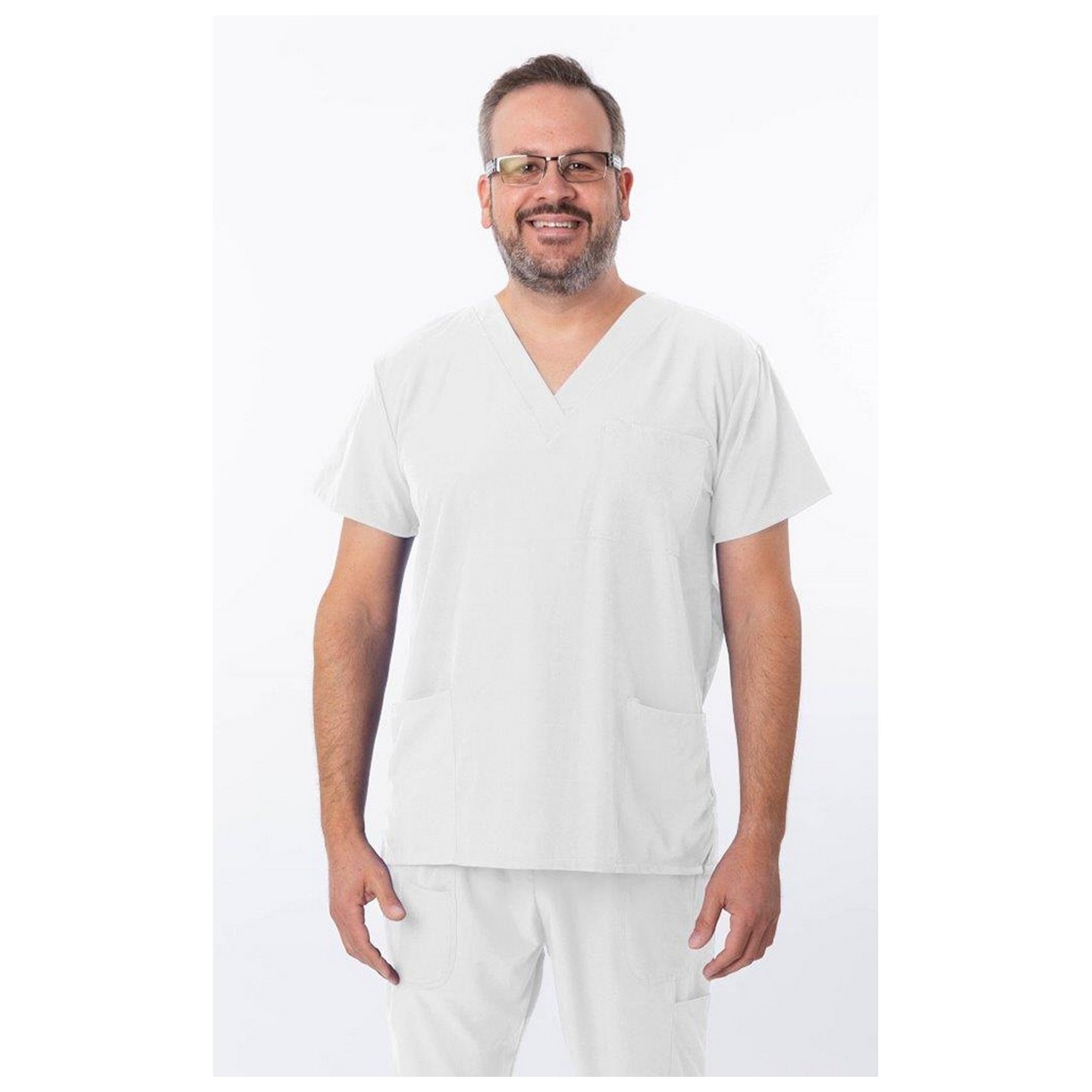 Style 18-1062A Haut unisexe Zinnia de Greentown