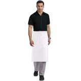 AP383 MOBB Long Waist Bistro Apron Premium 7.5oz Fabric Stain & Wrinkle Resistance