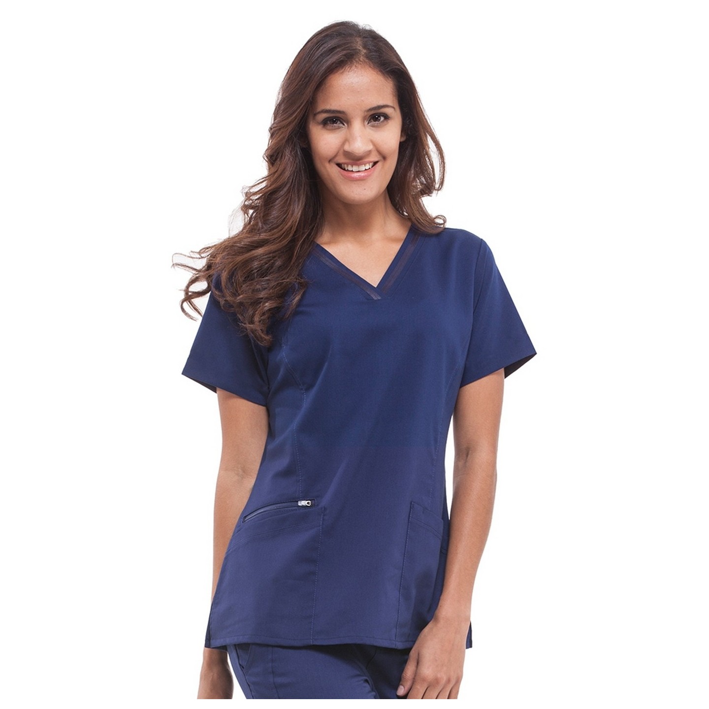 2278 Healing Hands Purple Label Jasmin Fashion V-neck Scrub Top