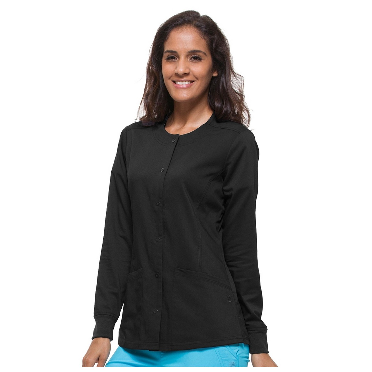 5063 Healing Hands Purple Label Daisy Scrub Jackets With Cell Phone Pocket