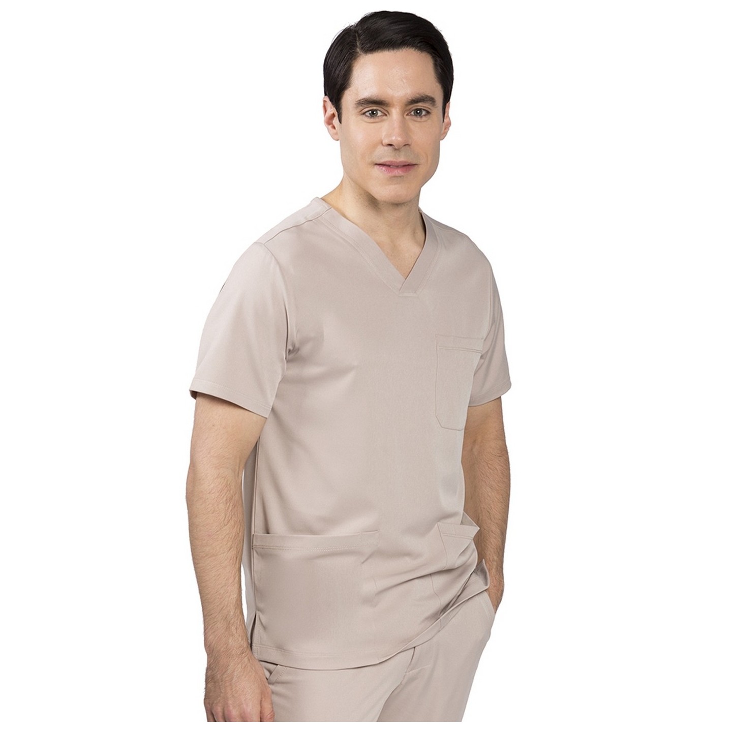 2590 HH Works by Healing Hands Men's Matthew V-Neck Scrub Top
