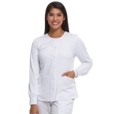 5500 HH Works by Healing Hands Megan Round Neck Warm-Up Scrub Jacket