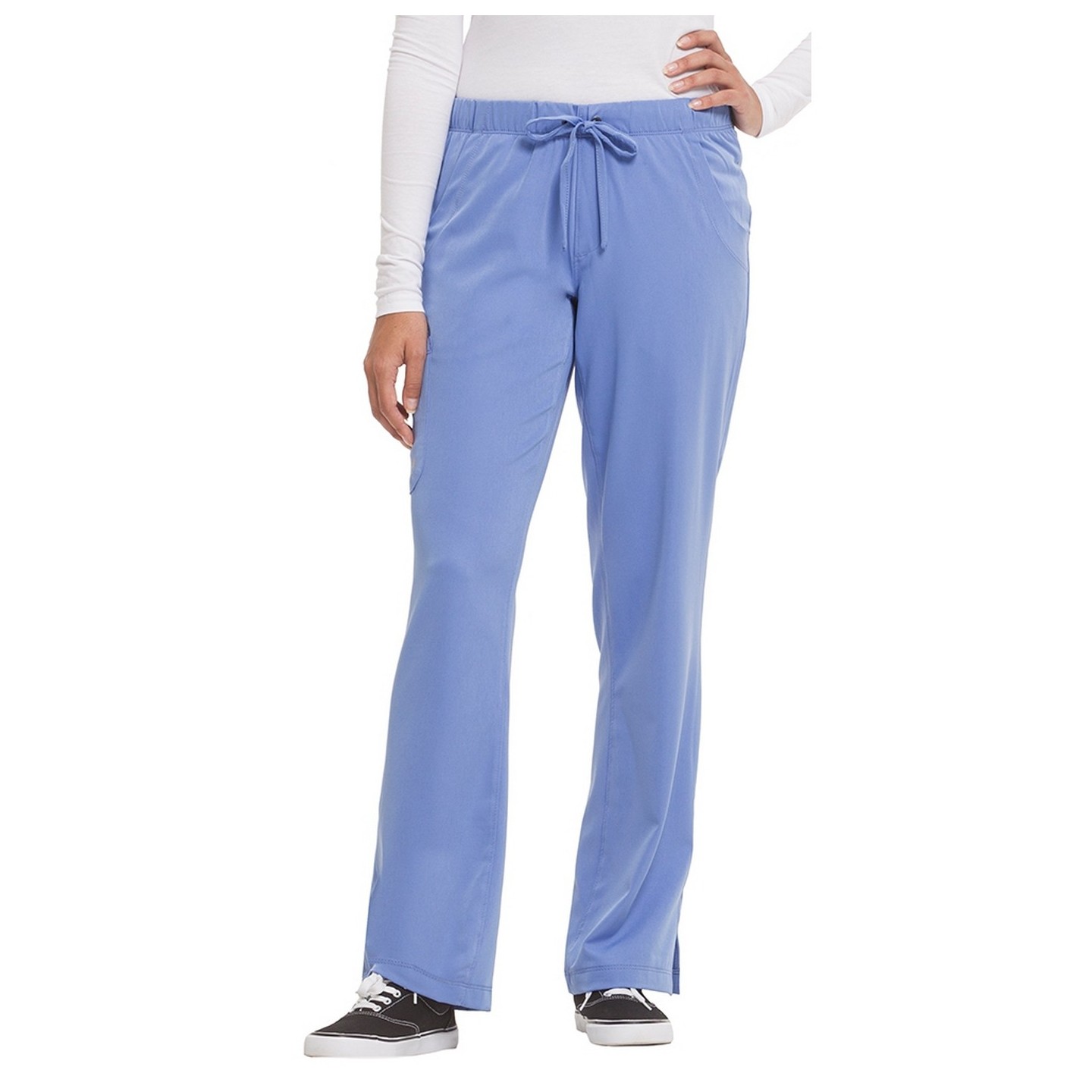 9560 Rebecca HH Works by Healing Hands 6 Pocket Drawstring Waist Straight Leg Cargo Scrub Pants