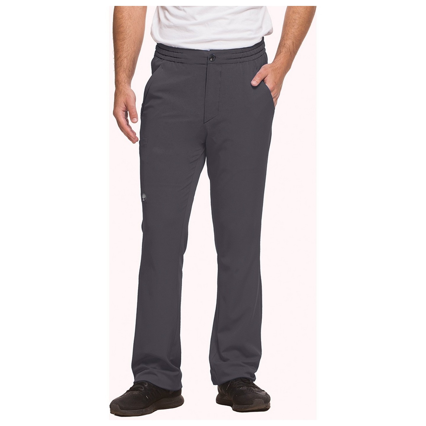 9590 HH Works by Healing Hands Men's Ryan Slim Leg Elastic Waist Pant