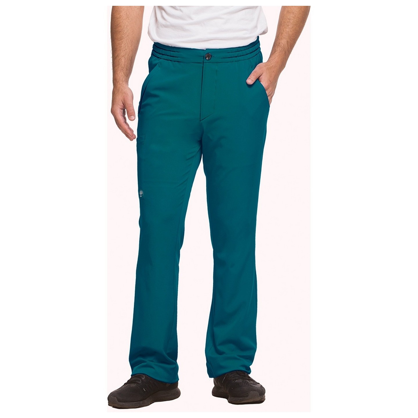 9590 HH Works by Healing Hands Men's Ryan Slim Leg Elastic Waist Pant