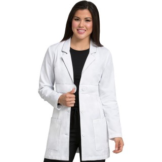 8617 Med Couture Belted Lab Coat 33" Length