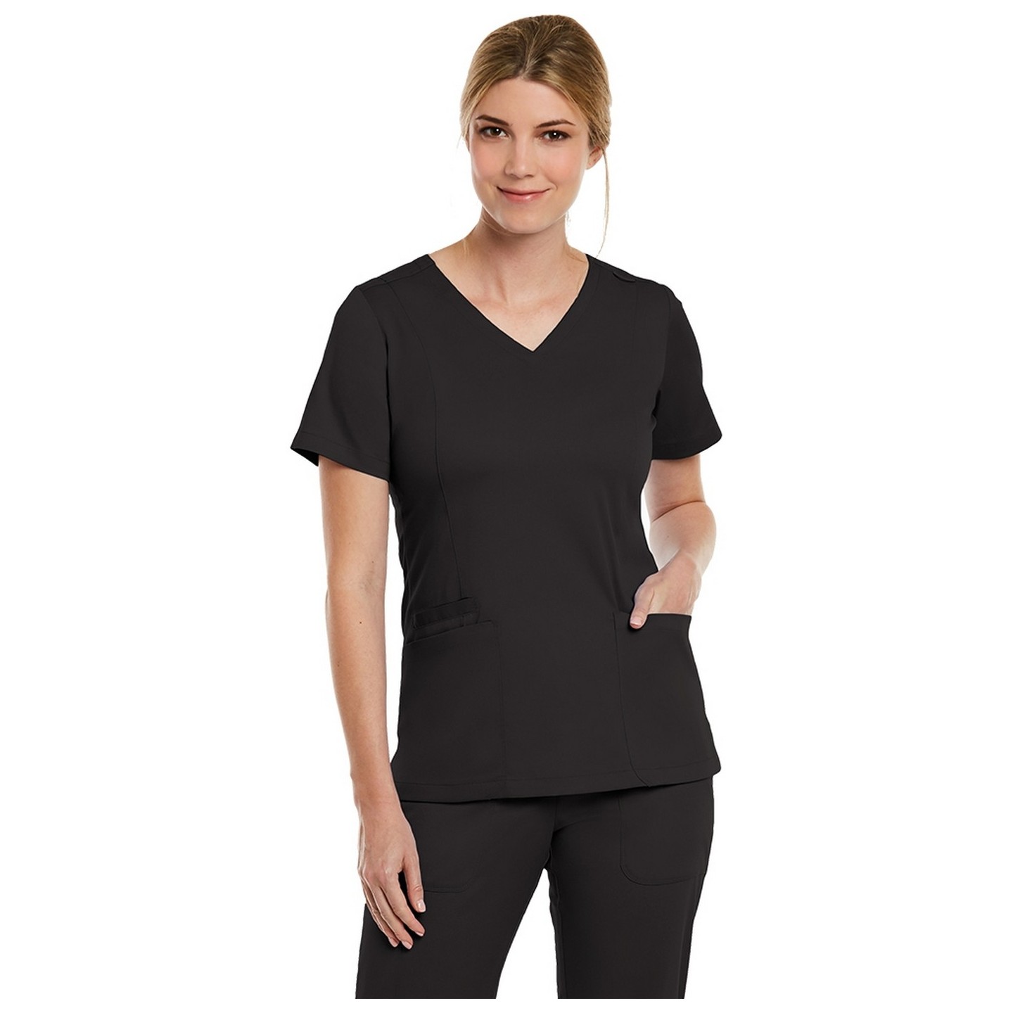 3501 Matrix Both Side V-Neck Top - Maevn