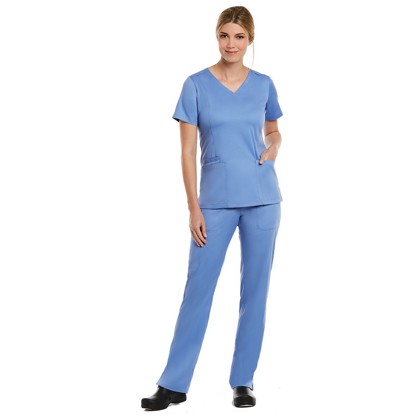 3501 Matrix Both Side V-Neck Top - Maevn