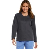 7701 Matrix Round Neck Snap Jacket - Maevn