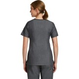 3901 Matrix Pro Contrast Double V-Neck Top - Maevn