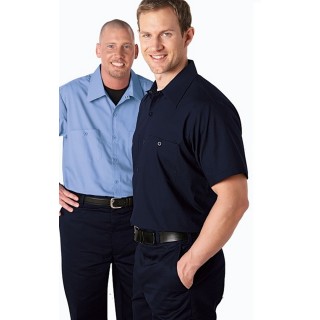 *FINAL SALE MOBB S301 Short Sleeve Button Front Work Shirt