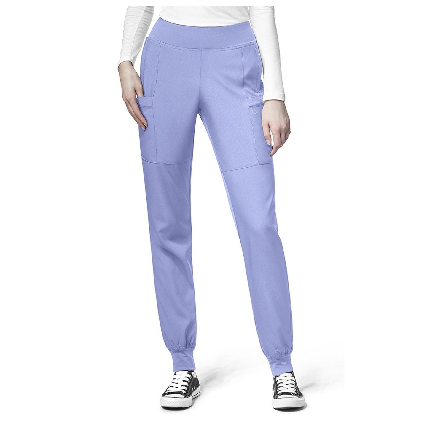 5555 W123 by WonderWink - Comfort Waist Cargo Jogger Scrub Pants