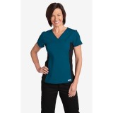 Flexi V-Neck Scrub Top par MOBB - Caribbean (CA)