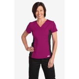 Flexi V-Neck Scrub Top par MOBB - Deep Orchid (DO)