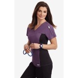 Flexi V-Neck Scrub Top by MOBB - Indigo (IN)