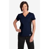 Flexi V-Neck Scrub Top par MOBB - Navy (NN)