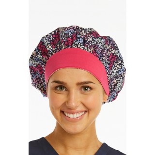 NC021 Maevn Bouffant Scrub Hat Print