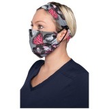 A162 koi Fashion Mask + Headband Set - Orchid Bloom