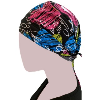 GTCP Zinnia Stretch Unisex Scrub Caps - Print: Colour Hearts