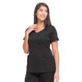 2525 HH Works by Healing Hands Madison Mock Wrap Scrub Top