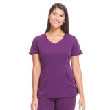 2525 HH Works by Healing Hands Madison Mock Wrap Scrub Top