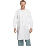 AVLC02 Full-Length 42" Unisex Lab Coat Snap-Front With Knitted Cuffs - Men's View