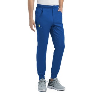 8501 Matrix Mens Men's Half Elastic Waistband Jogger Pant