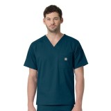 C16418 Carhartt Ripstop Rugged Flex Men's Slim Fit 6 Pocket Scrub Top