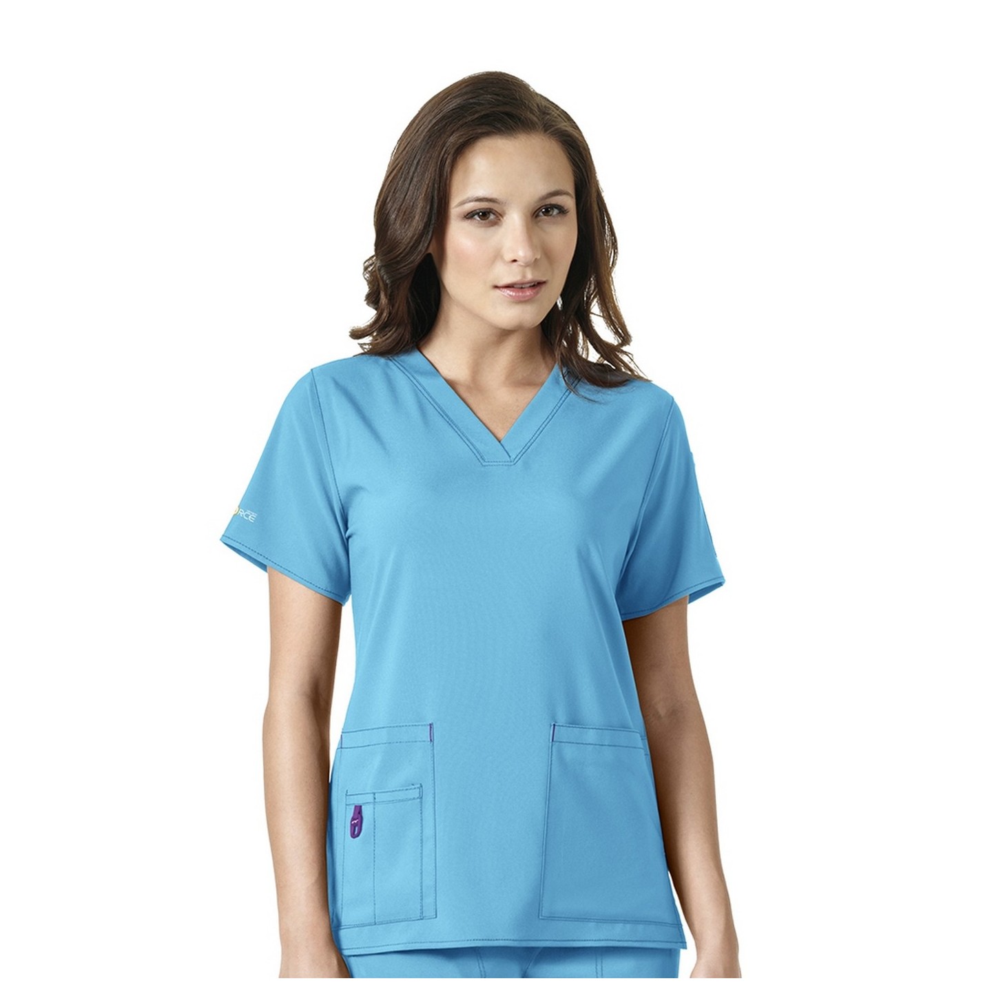 C12110 Carhartt CROSS-FLEX Scrubs - V-Neck Tech Top